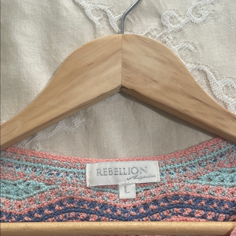 Rebellion Multicolor Crochet Top